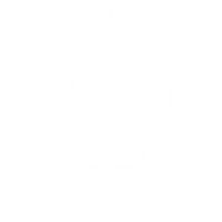 A white icon showing Bishops design services