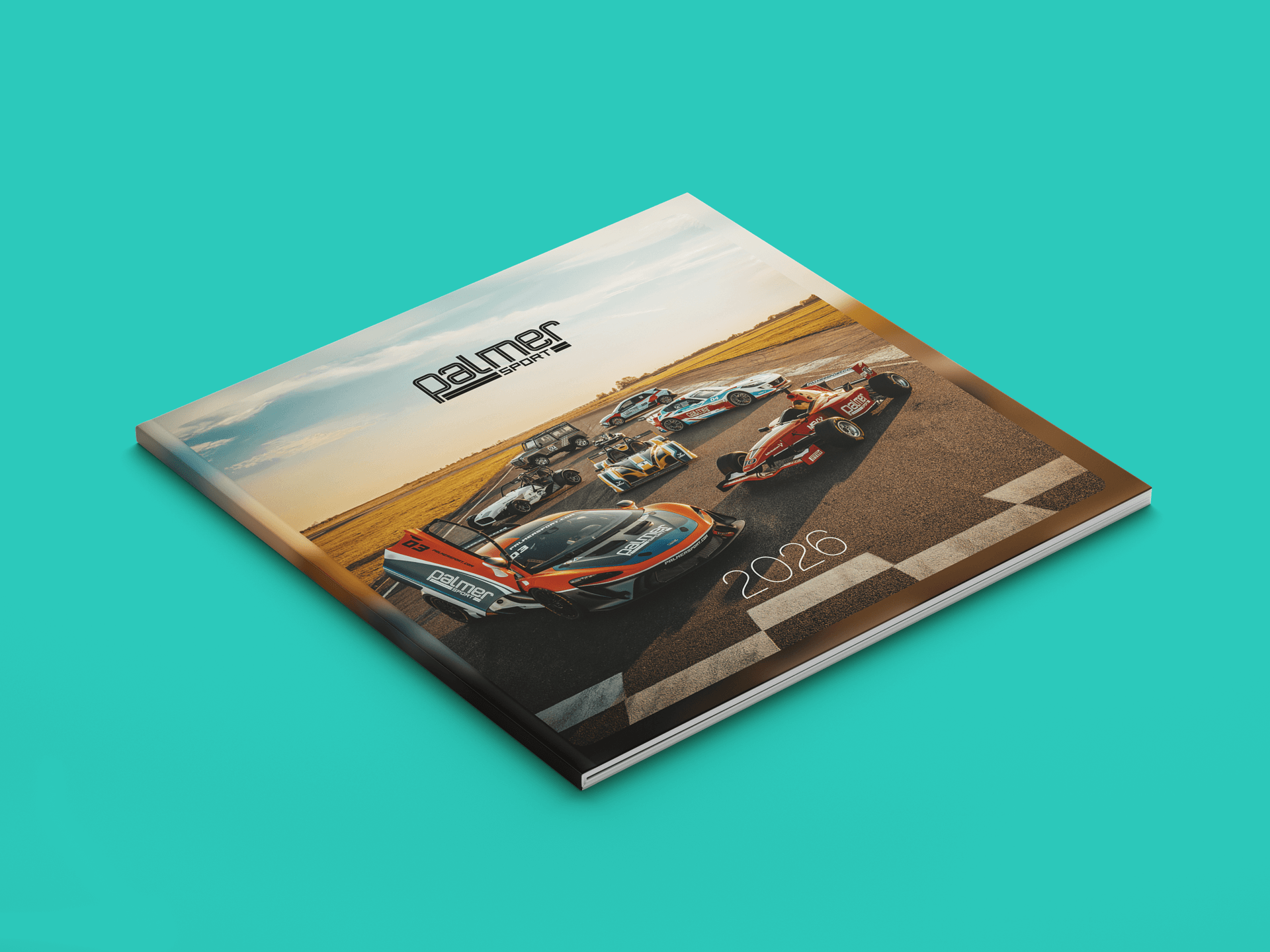 A mock-up of the perfect bound MotorSport Vision cover.