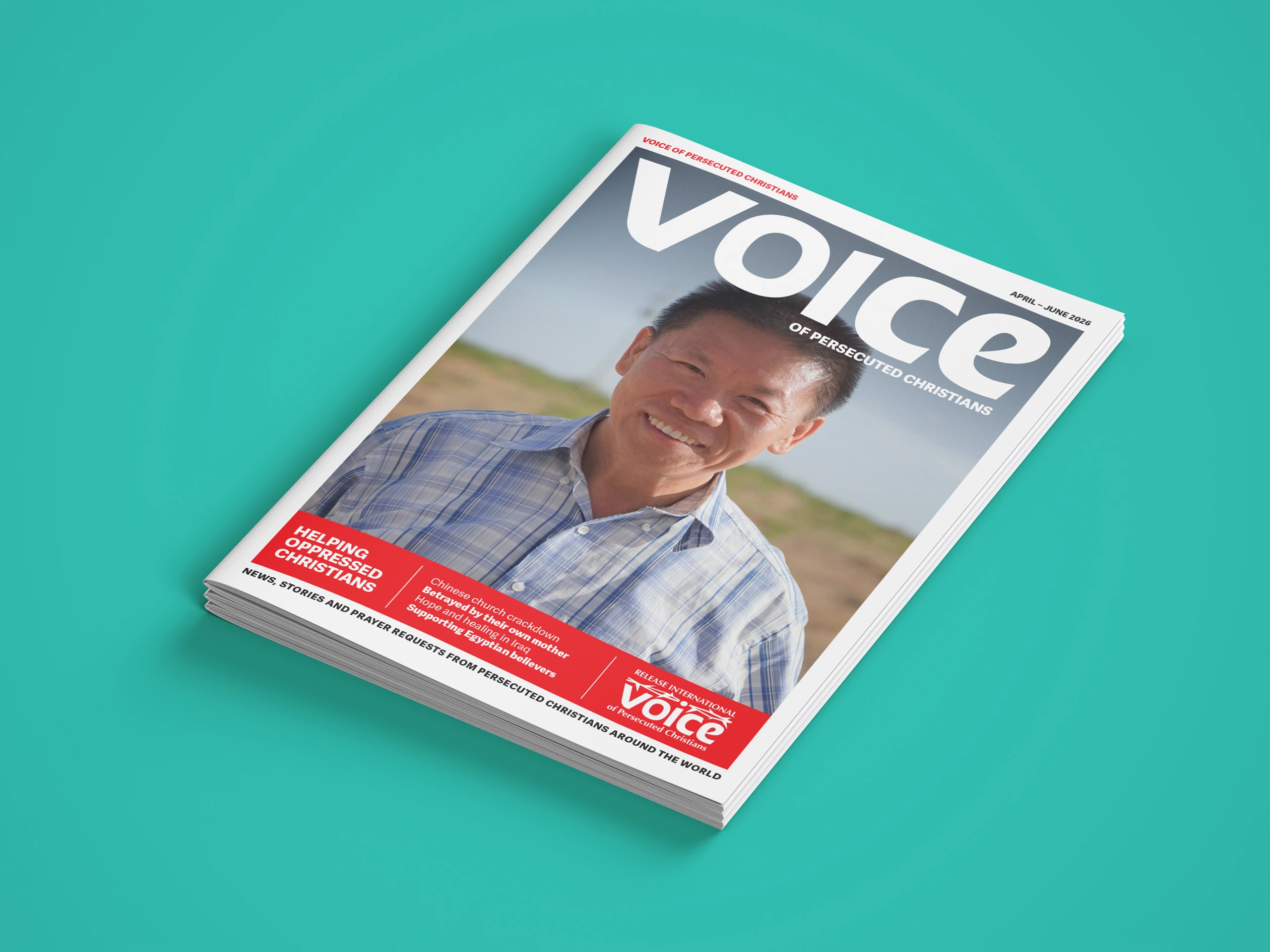 A mock-up showing the release magazine cover.