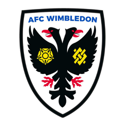 The badge of AFC Wimbledon