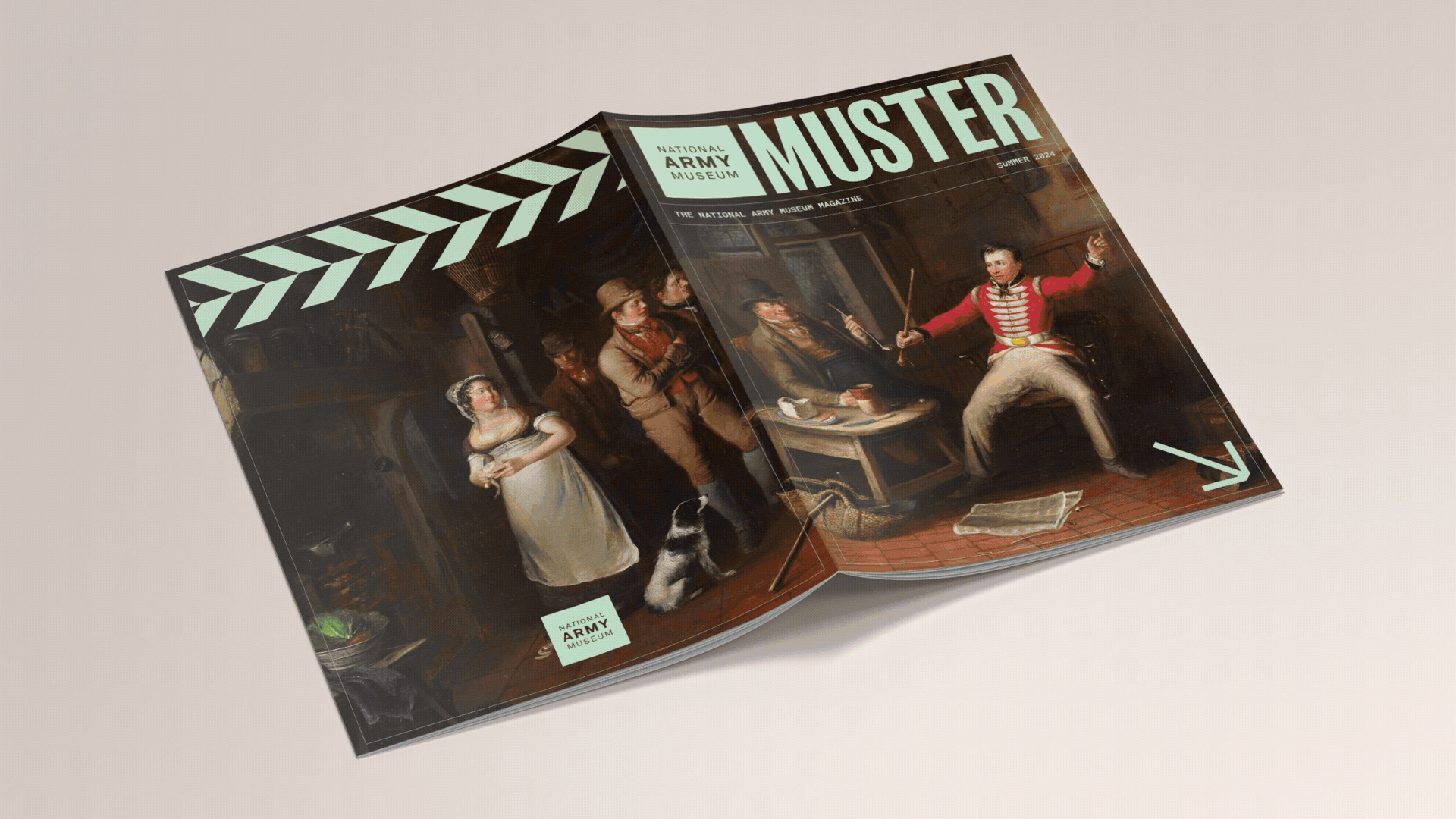 Printed Materials service showcasing our work with brands like Portsmouth Historic Dockyard and This is Croydon