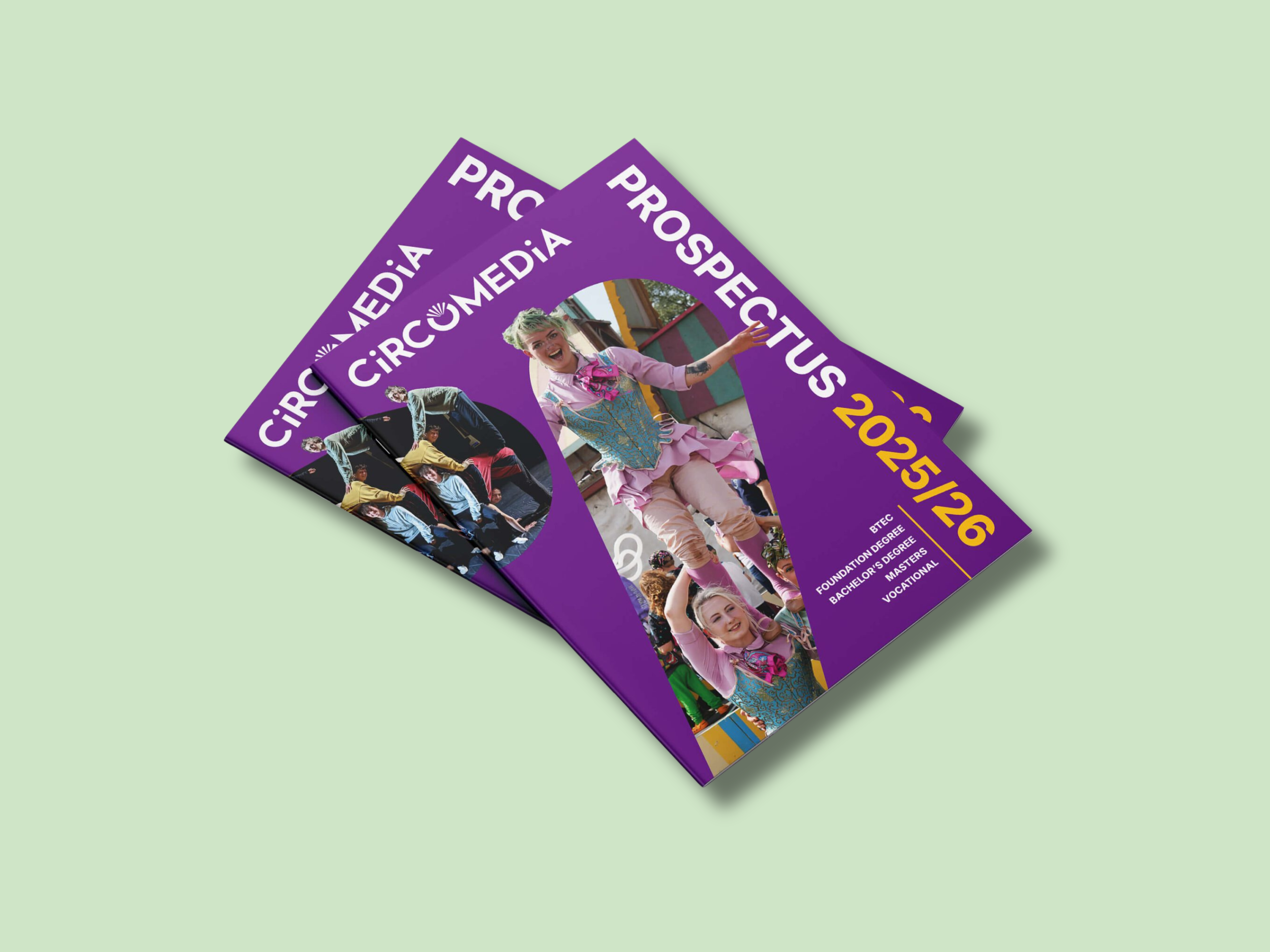A mock-up showing the Pilot 2026 perfect bound catalogue.